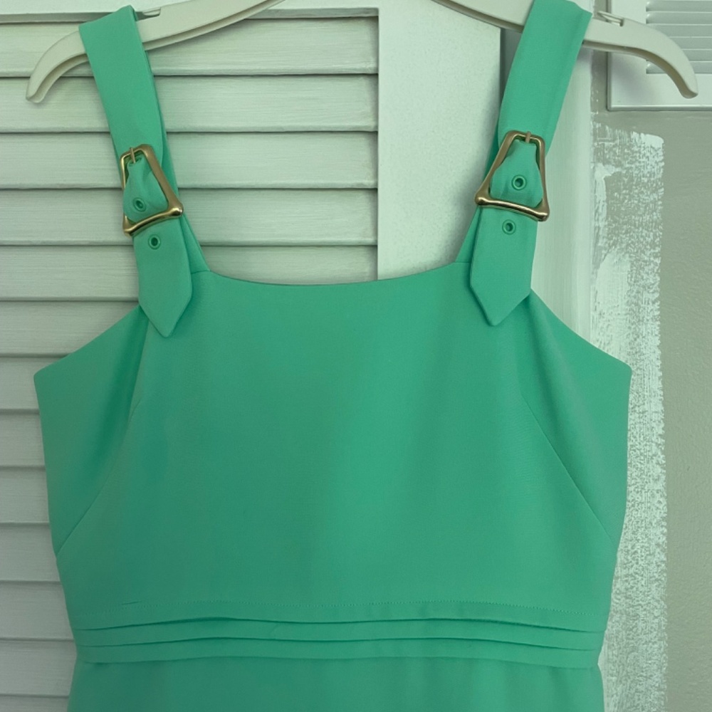 Jonathan Simkhai Green Ruffle Dress - Picture 4 of 5